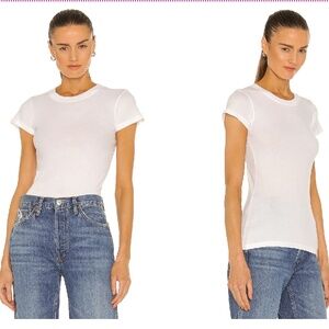 LAmade crew neck tee in white Revolve
